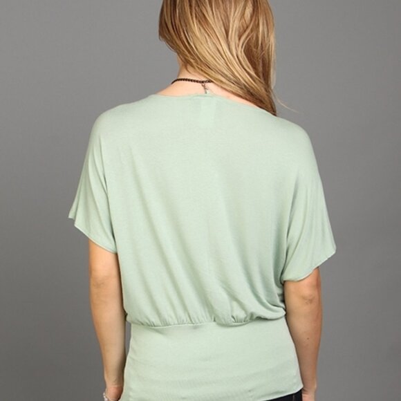 WOMEN'S TOP WITH LACE DETAIL *NECKLACE INCLUDED* - Picture 4 of 4